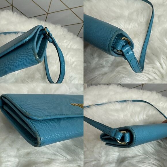 💯Authentic Prada Safiano Wallet on Strap🍀 - Picture 14 of 14